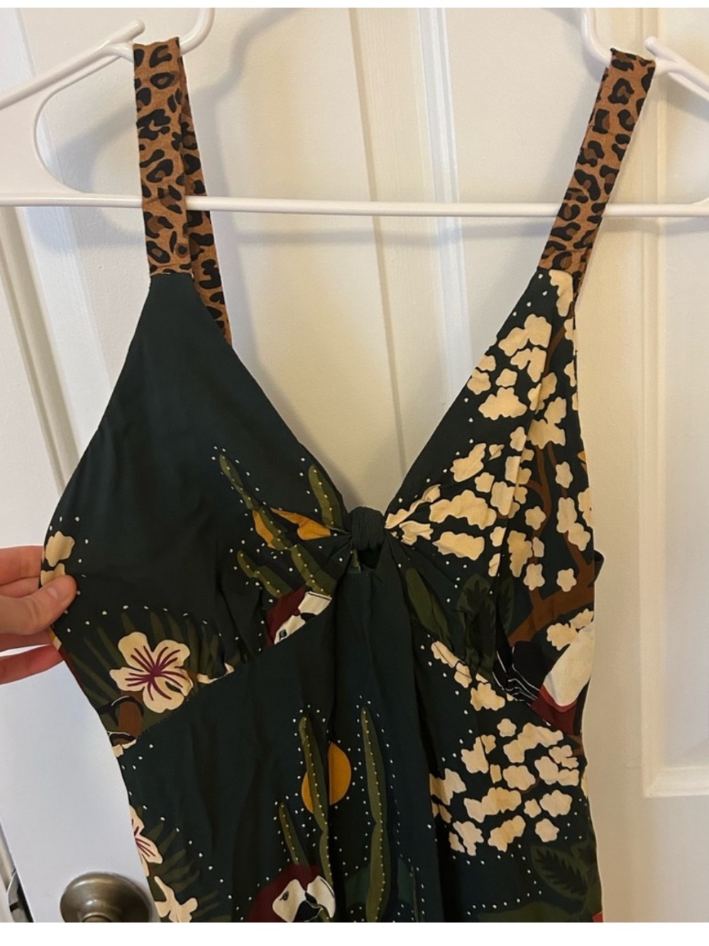 Farm Rio Green Toucan Maxi Dress - Picture 3 of 6